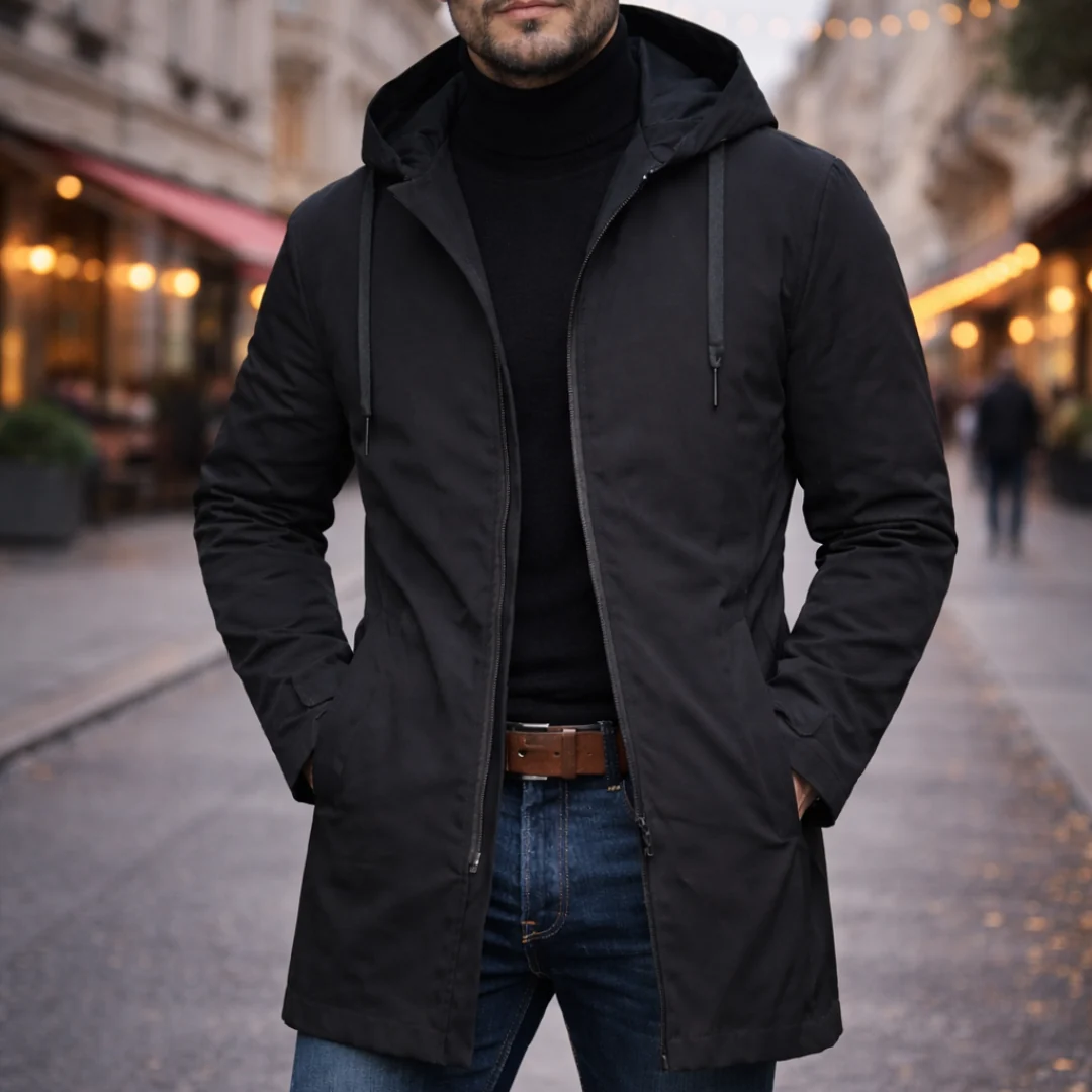 Georgen – Abrigo de Hombre impermeable con capucha - Imagen 6