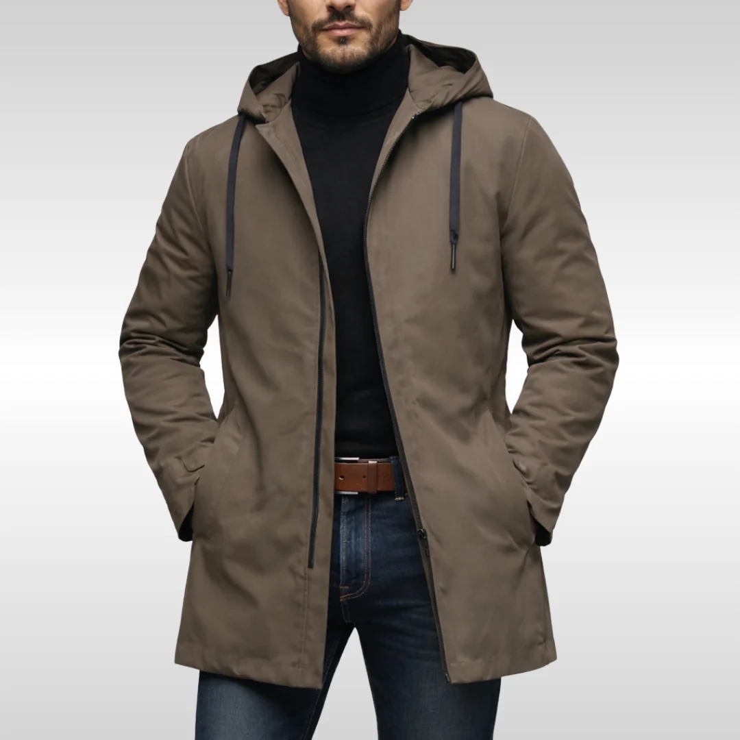 Georgen – Abrigo de Hombre impermeable con capucha - Imagen 3