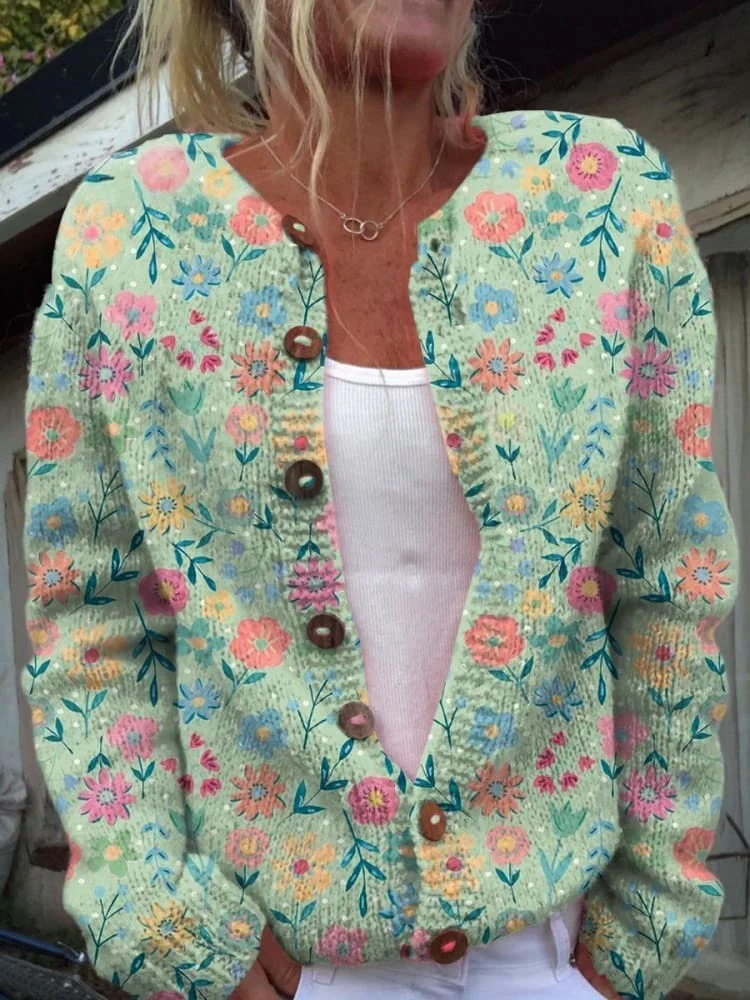 Rosa - Cárdigan con estampado - Imagen 6