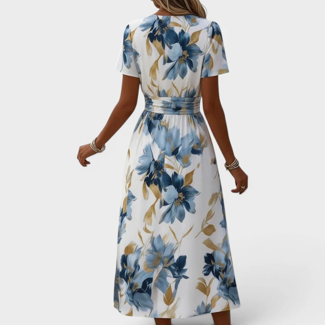 MORA | VESTIDO MIDI FLORAL MODERNO PARA MUJER - Imagen 6