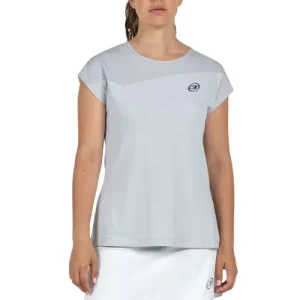 Camiseta Bullpadel Pailea Gris Claro Mujer 2026