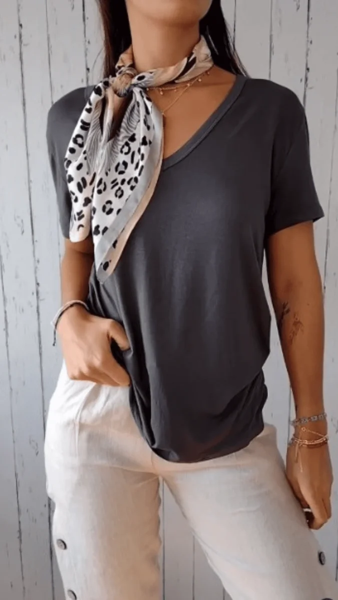 Ava™ Camiseta cómoda y suave de verano - Imagen 2