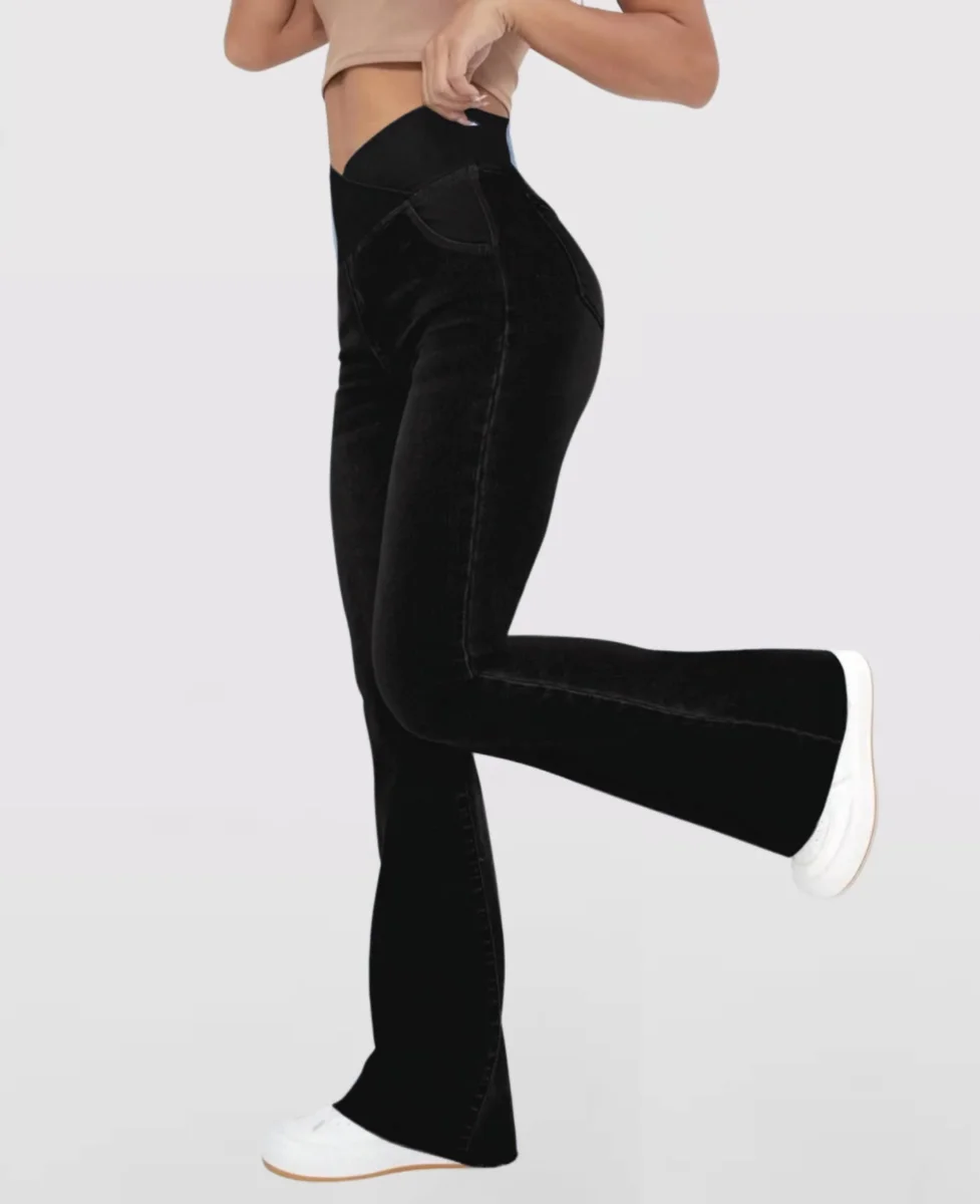 Majestic™ Pantalones de mezclilla con cintura cruzada - Imagen 9