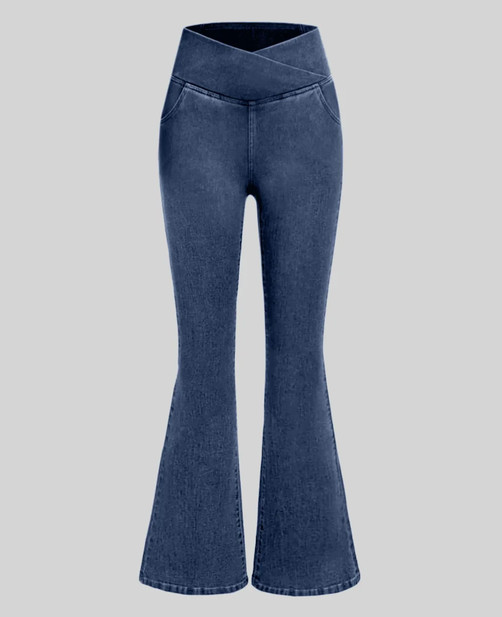 Majestic™ Pantalones de mezclilla con cintura cruzada - Imagen 5