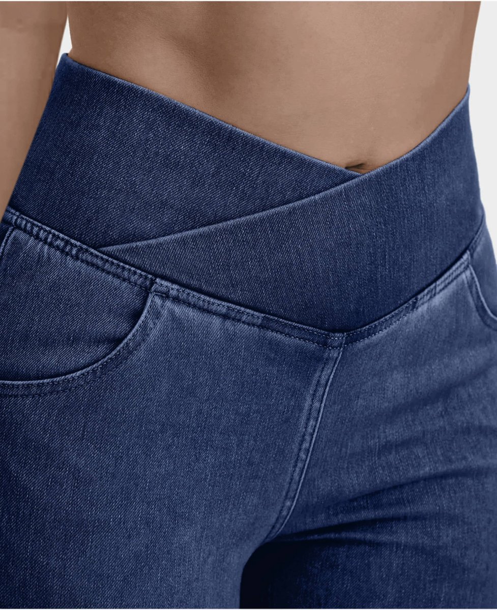 Majestic™ Pantalones de mezclilla con cintura cruzada - Imagen 6