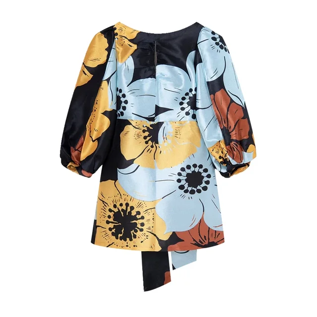 Citra ™ vestido con mangas abullonadas - Imagen 5