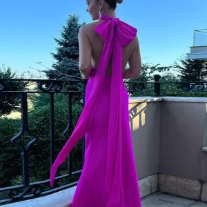Sapphire™ atrevido vestido elegante con lazo