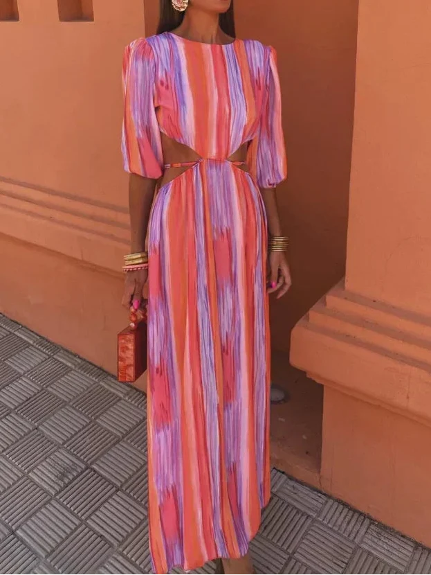 Paloma | Vestido elegante de Mujer con abertura en los laterales - Imagen 2
