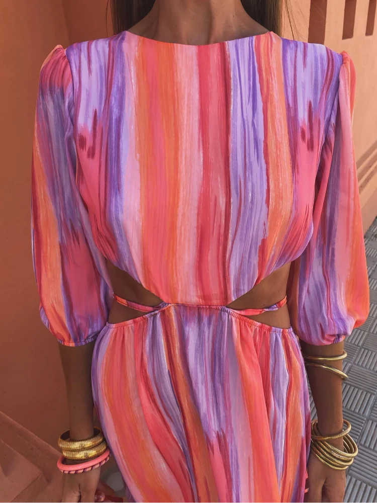 Paloma | Vestido elegante de Mujer con abertura en los laterales - Imagen 5