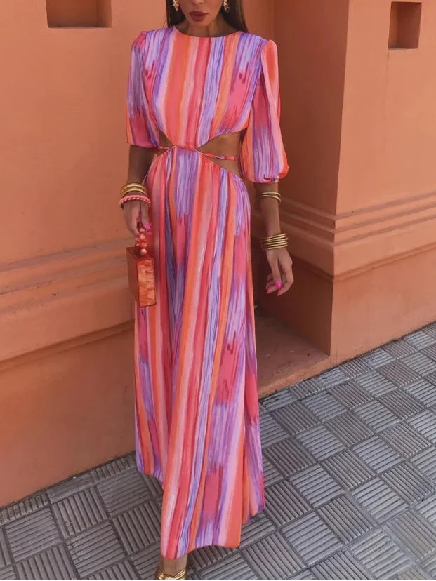 Paloma | Vestido elegante de Mujer con abertura en los laterales - Imagen 3