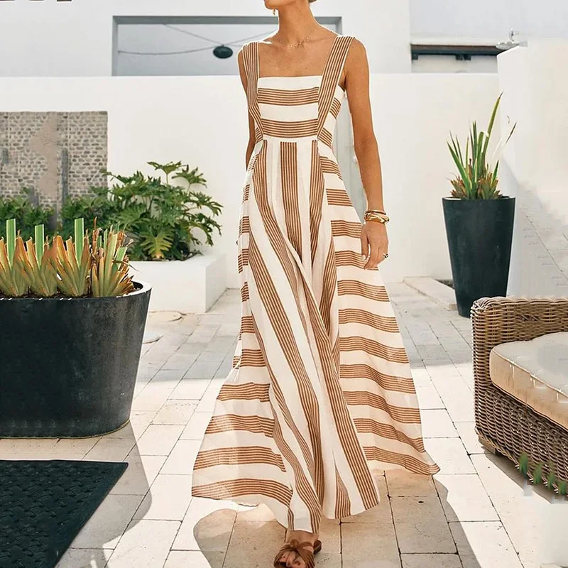 Alina ™ vestido largo a rayas - Imagen 2