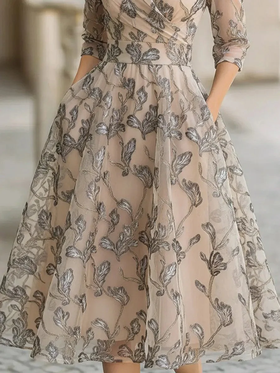 Marceline - Vestido Clásico Elegante para Mujer - Imagen 4