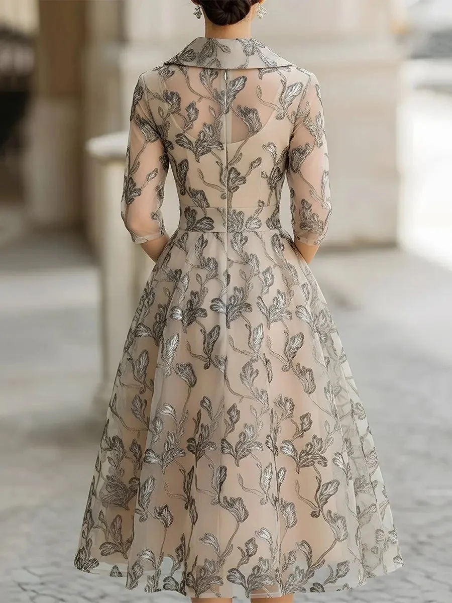 Marceline - Vestido Clásico Elegante para Mujer - Imagen 5