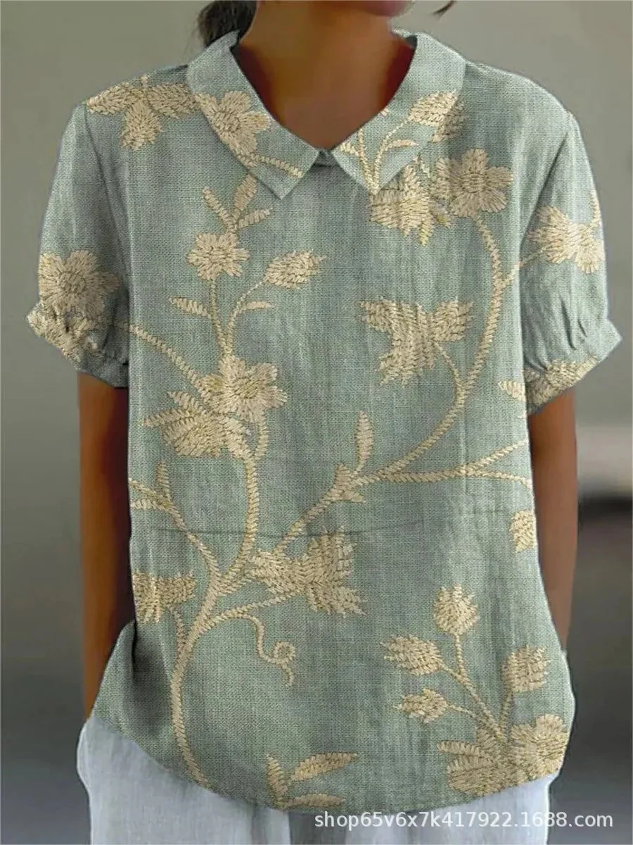 Ragnhild™ | Camisa floral - Imagen 2