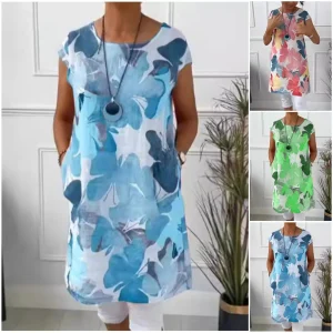 Anita™ | Elegante vestido de cuello redondo