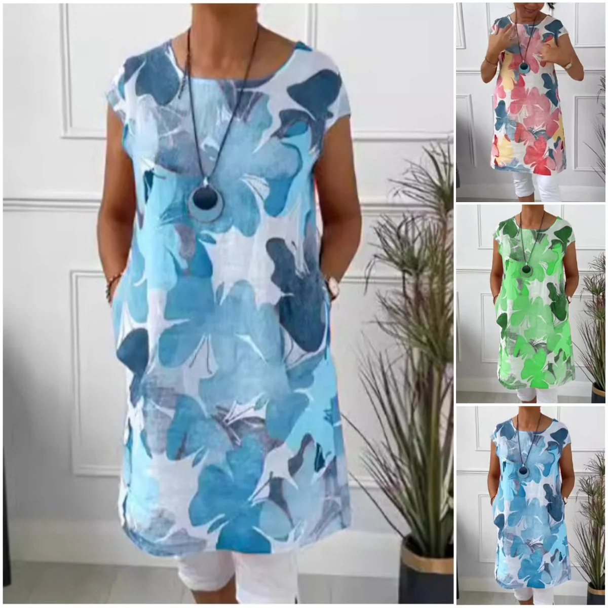 Anita™ | Elegante vestido de cuello redondo - Imagen 2