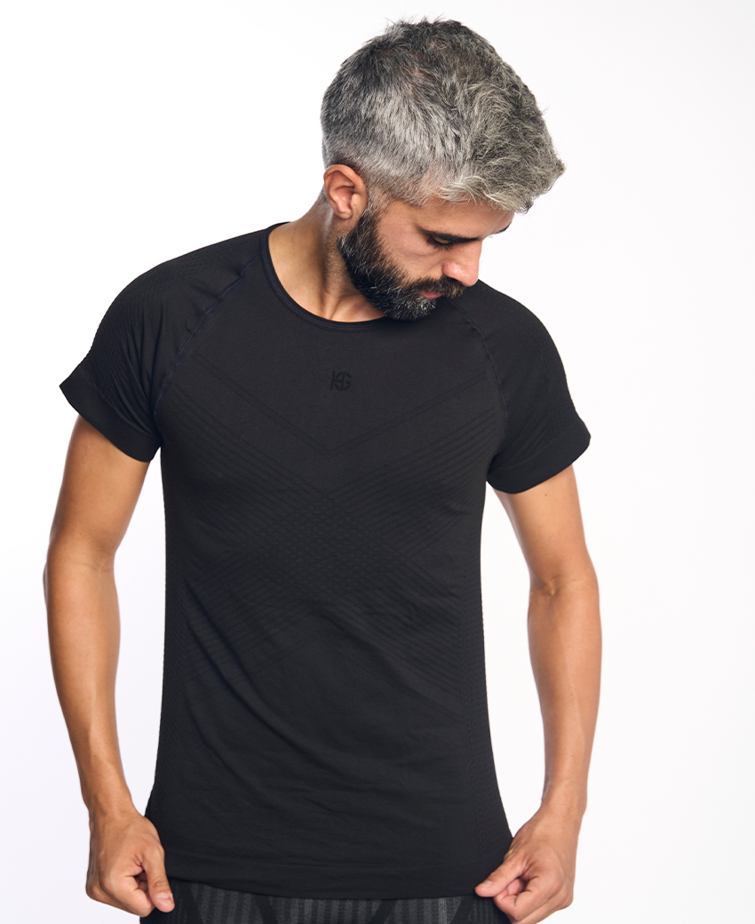 GREET Camiseta de manga corta ultraligera negra - Imagen 2
