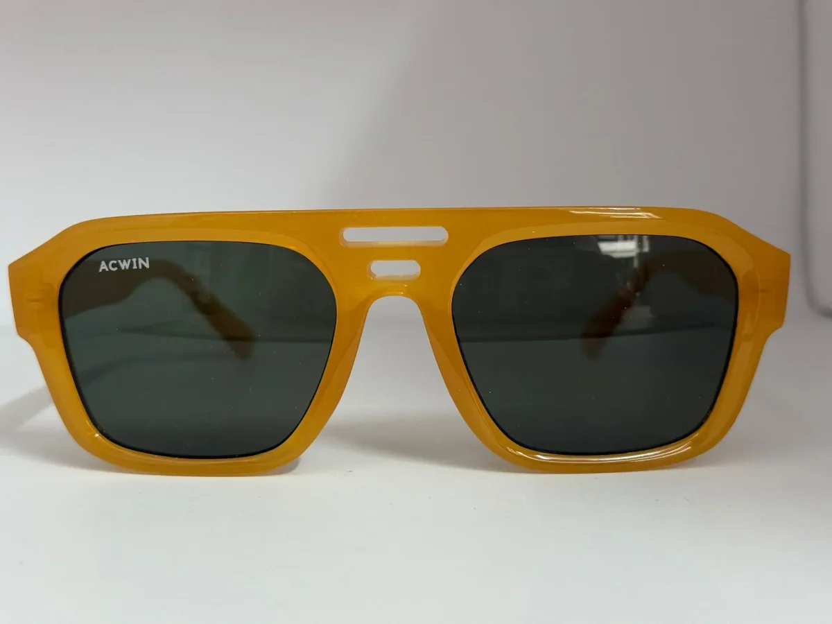 Gafas de Sol Mustard | Estilo Aviador Urbano con Doble Puente - Imagen 5