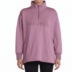 Sudadera Bullpadel Inane Vino Rosado