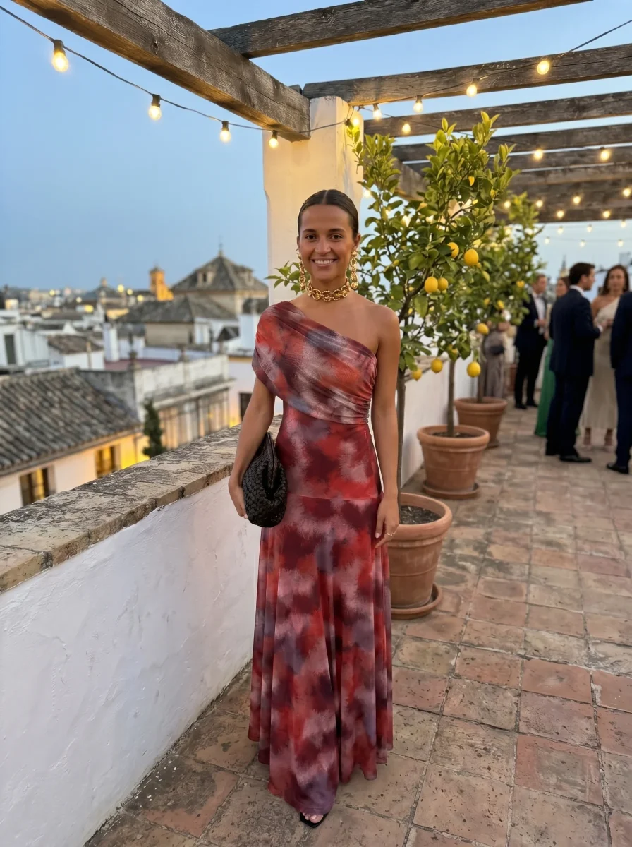 Carla | Vestido maxi elegante y sencillo para Mujer - Imagen 8