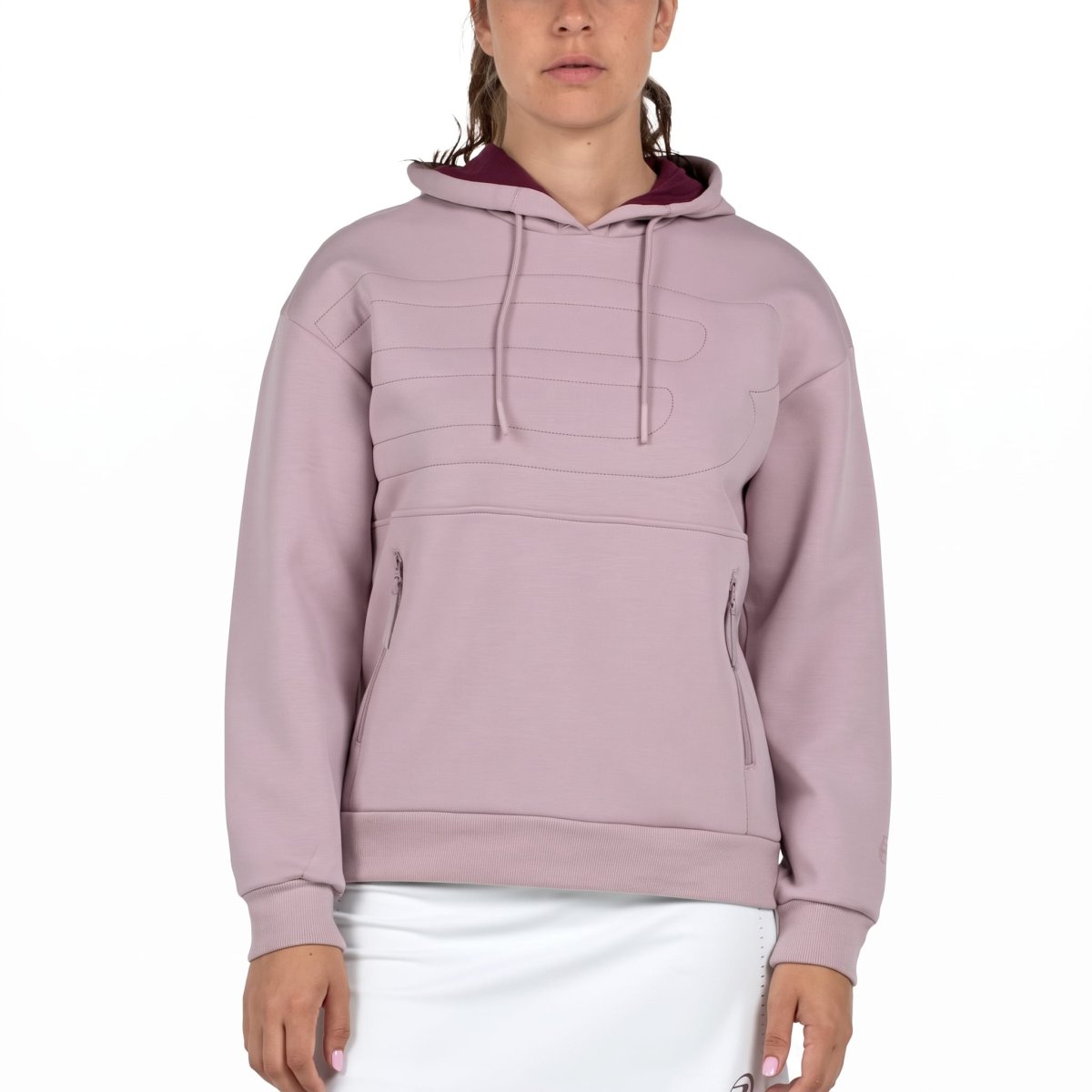 Sudadera Bullpadel Eolia Rosa Sombra 2026 - Imagen 2