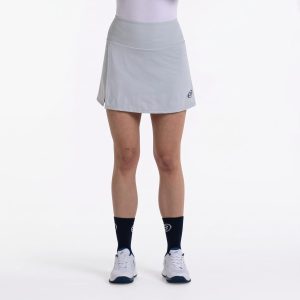 Falda Bullpadel Padina Gris Claro 2026