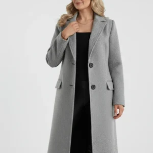 Moa™ | Elegante abrigo largo de carácter clásico