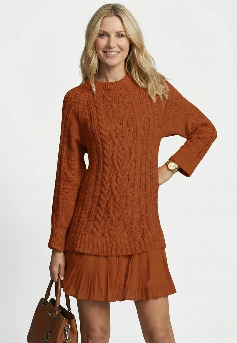 Daina | Vestido de punto con detalles trenzados - Imagen 7