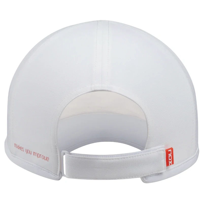 Gorra Nox Blanca Logo Rojo - Imagen 3