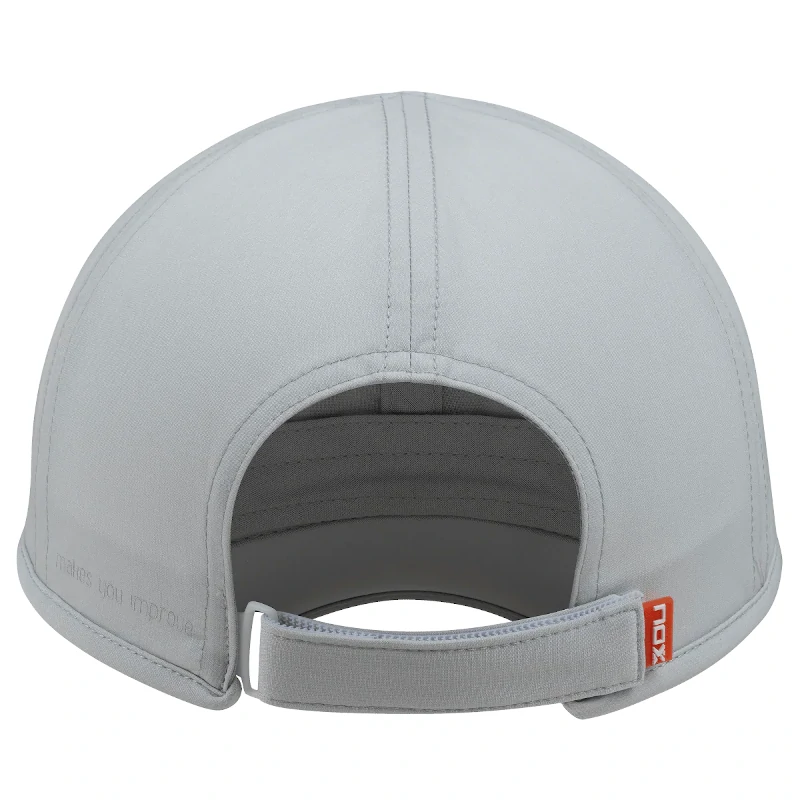 Gorra Nox Gris Logo Negro - Imagen 3