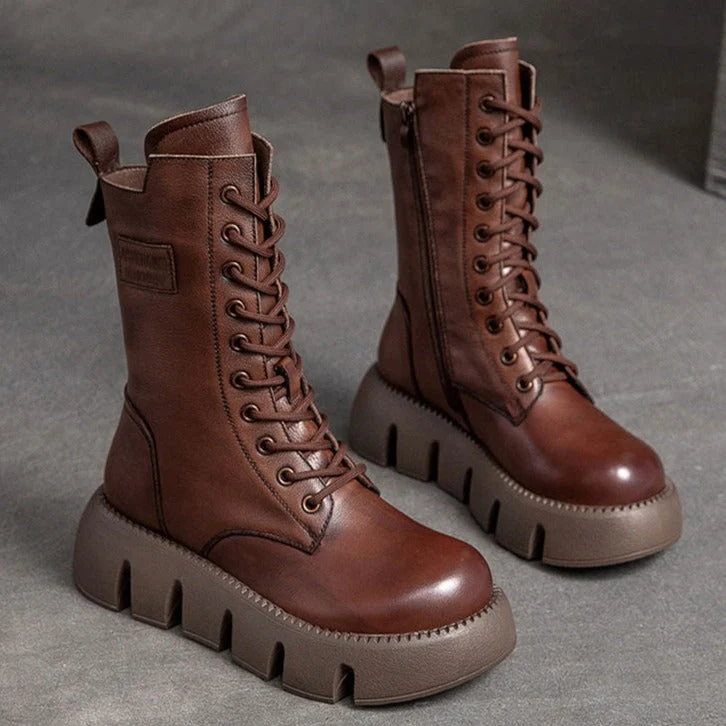 Botas Karina™ Cuero Vegano | Diseño Clásico - Imagen 5
