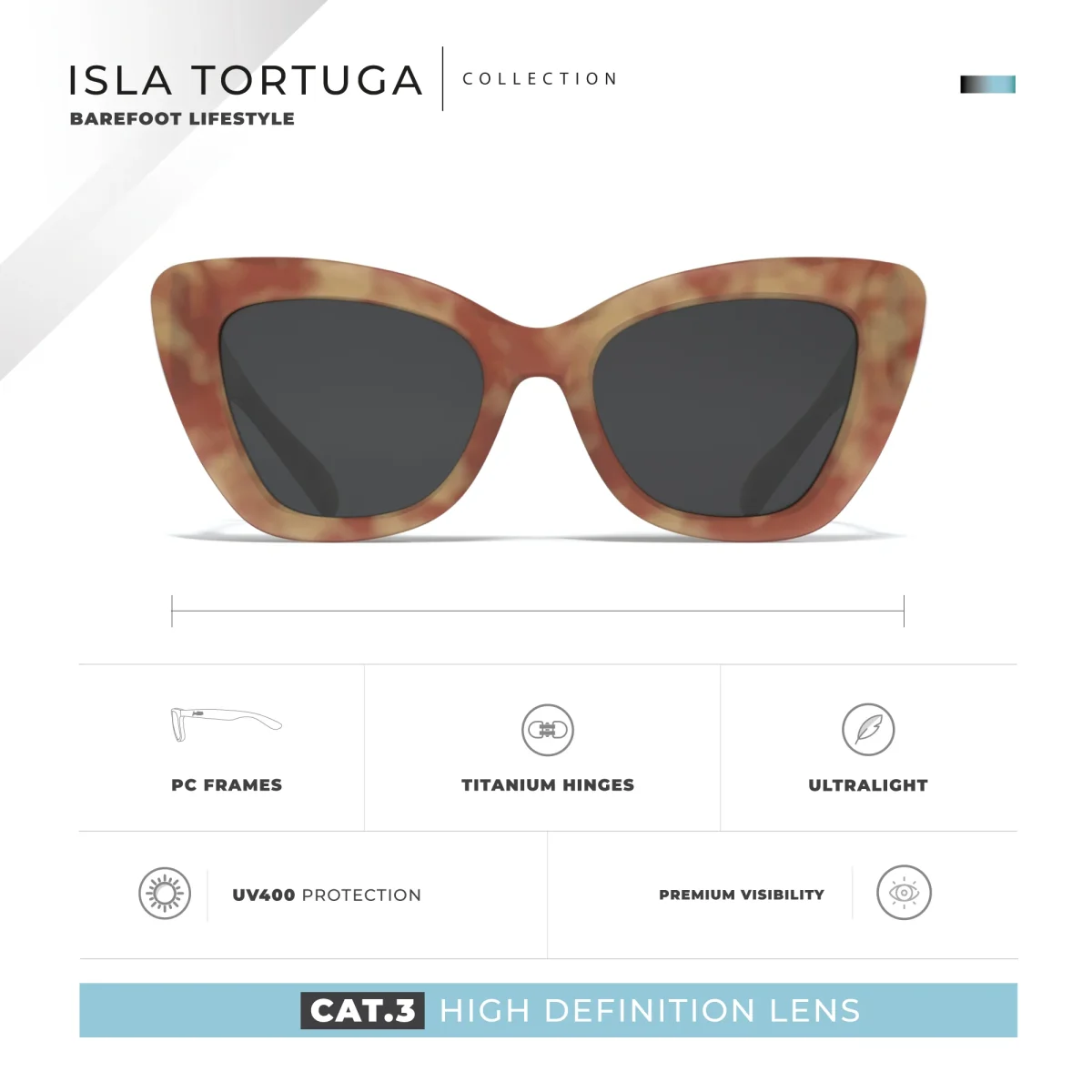 Isla Tortuga Tortoise / Black - Imagen 7