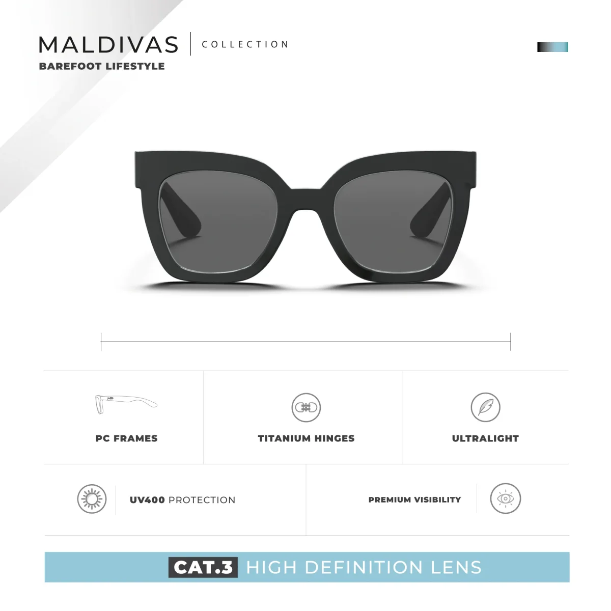 Maldivas Black / Black - Imagen 7