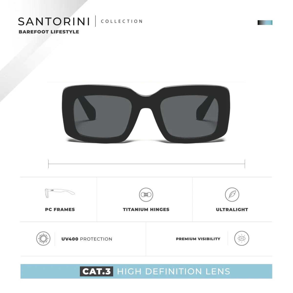 Santorini Black / Black - Imagen 7