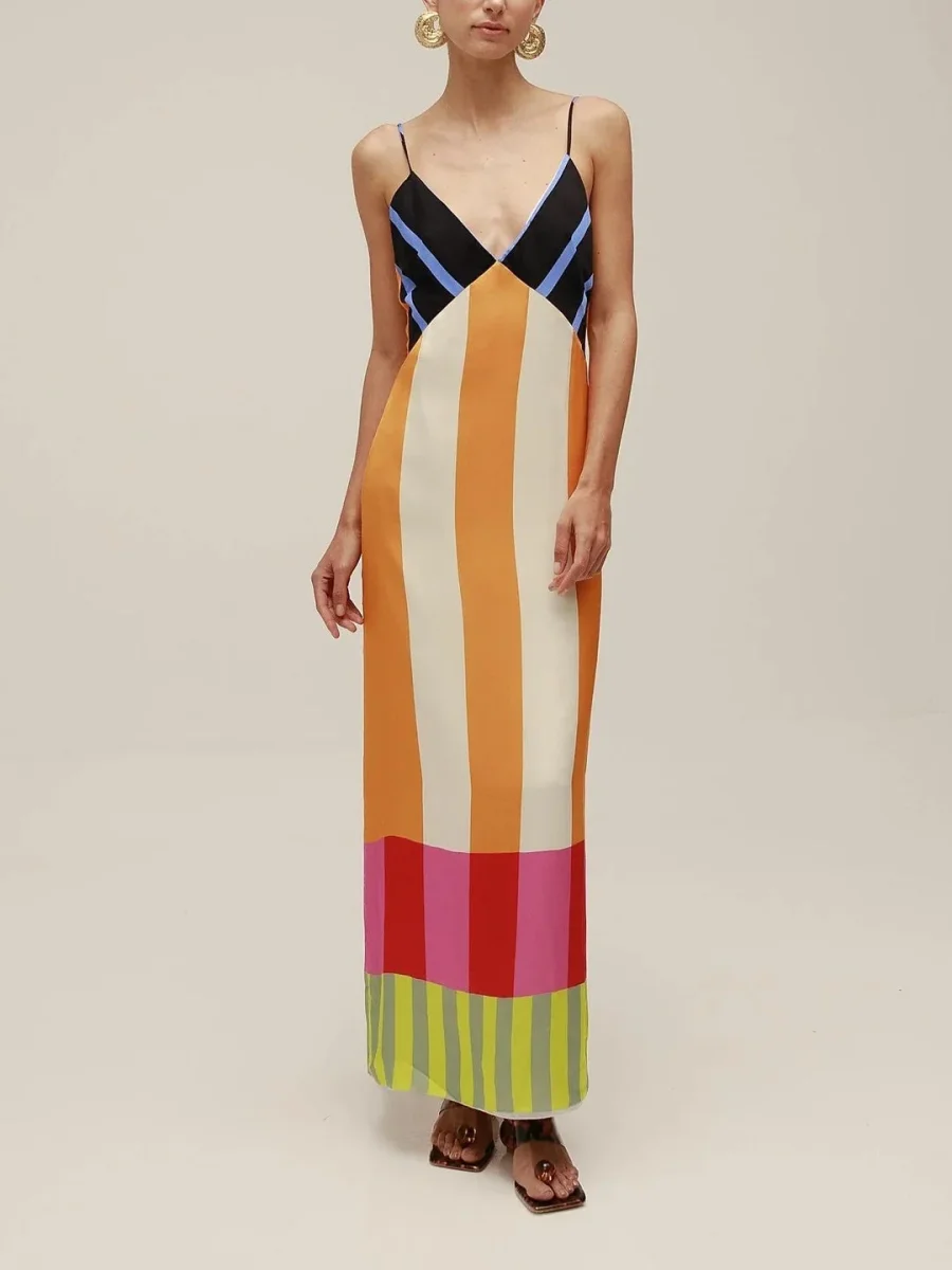 Elsa - Vestido largo multicolor - Imagen 6