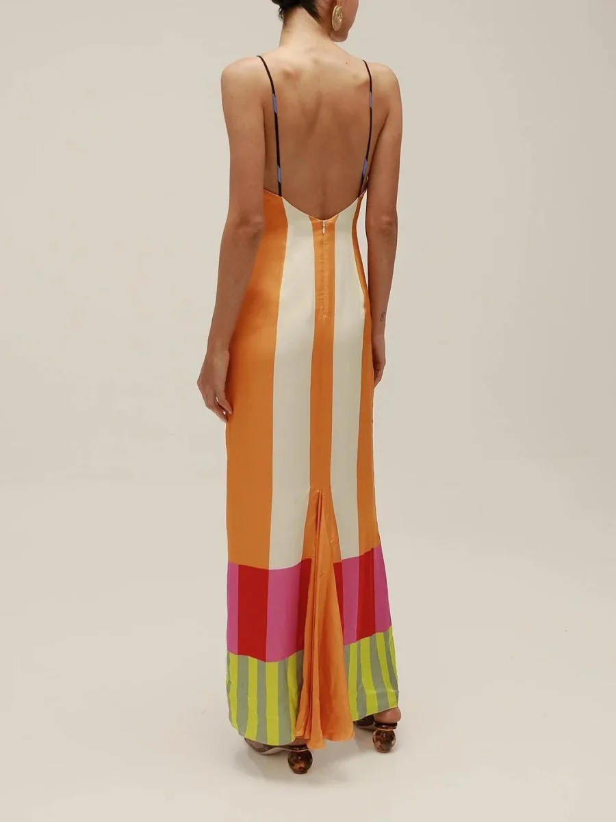 Elsa - Vestido largo multicolor - Imagen 7
