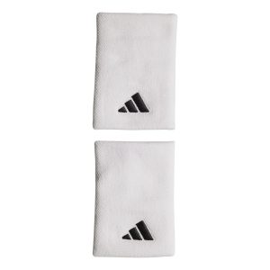 Muñequera Adidas Tennis Wb L Blanco Logo Negro