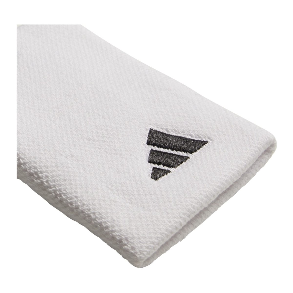 Muñequera Adidas Tennis Wb L Blanco Logo Negro - Imagen 4