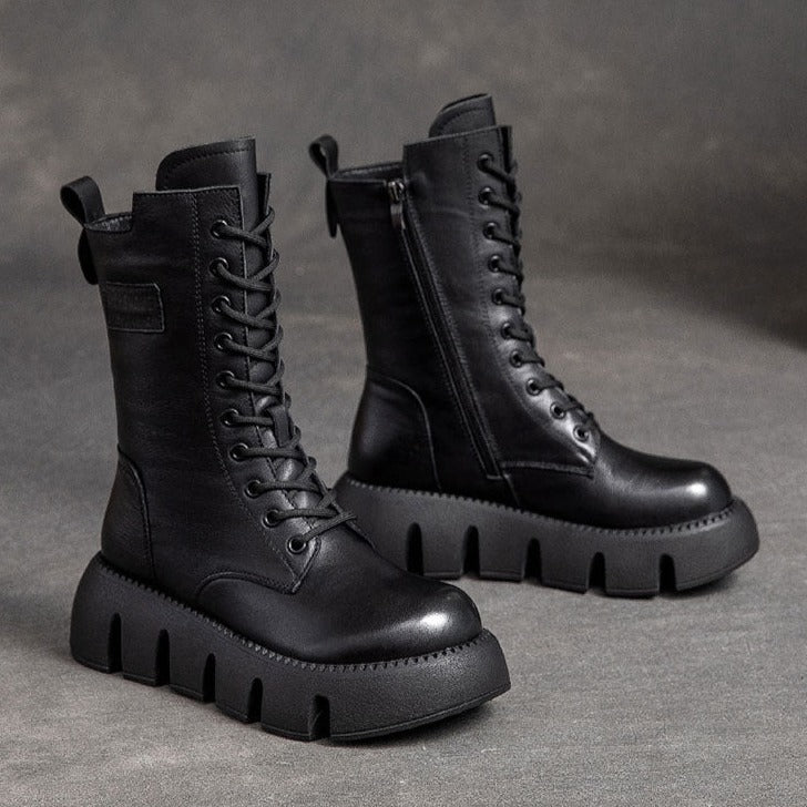 Botas Karina™ Cuero Vegano | Diseño Clásico - Imagen 9