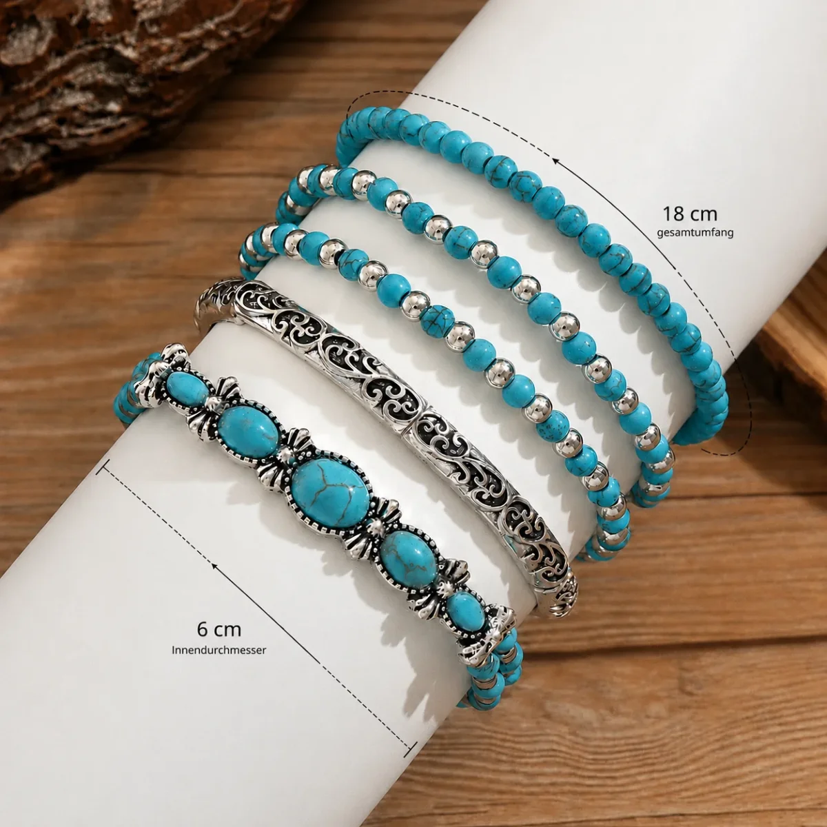 Azura | Conjunto de Pulseras Bohemias para Mujer - Imagen 5