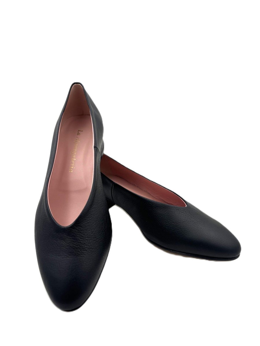 Zapato salón en punta en napa piel con tacón de 3cm - Imagen 7