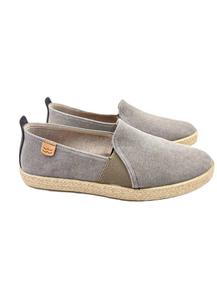 Alpargata Hombre Gomas Pique lona con suela de yute - Imagen 5