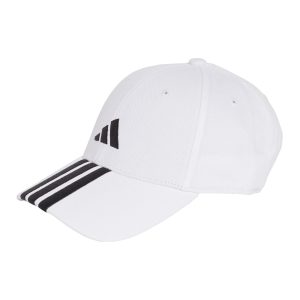 Gorra Adidas Bball 3s NL Blanco Logo Negro