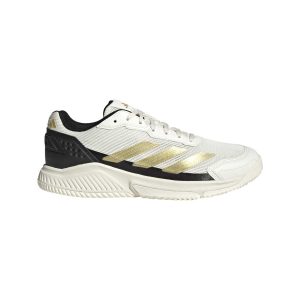 Zapatillas Courtquick Padel M Blanco/Negro/Oro 2026