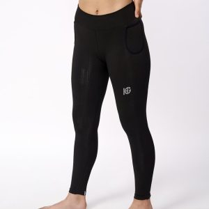 KINSKY · Malla larga termorreguladora para invierno y montaña | Negro