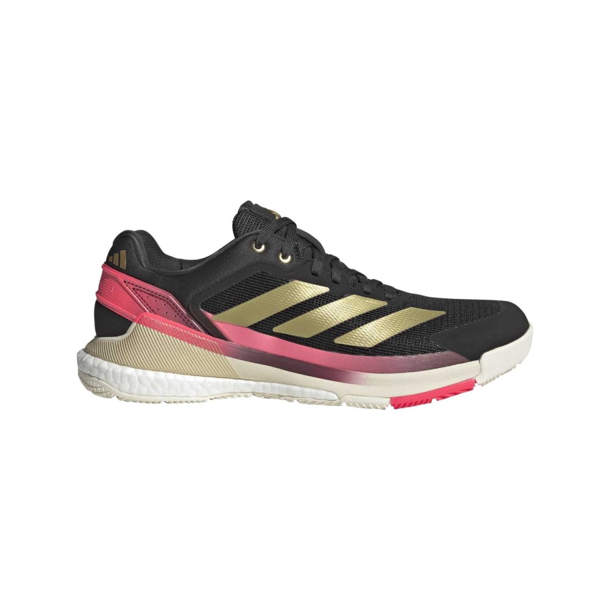 Zapatillas Adidas Crazyquick Boost Padel M Negro/Oro/Rosa 2026 - Imagen 2
