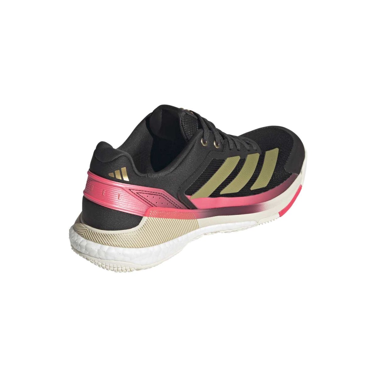 Zapatillas Adidas Crazyquick Boost Padel M Negro/Oro/Rosa 2026 - Imagen 5