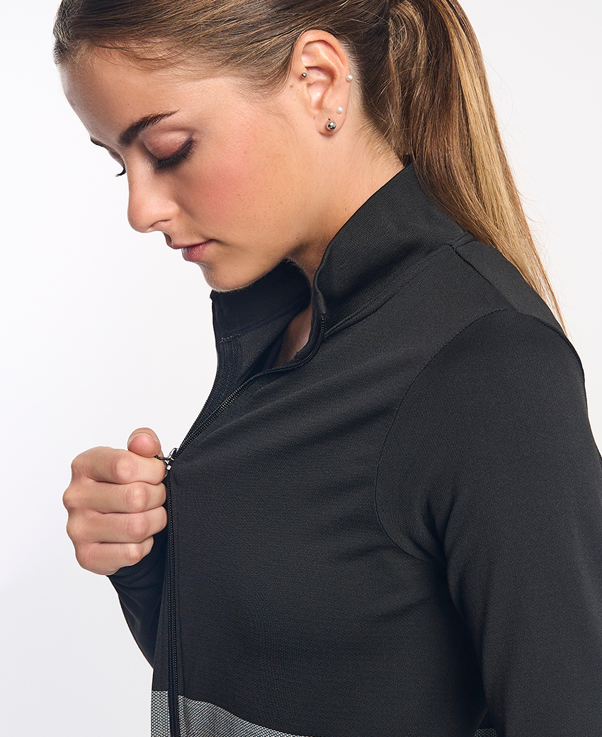 KOMI · Chaqueta técnica termorreguladora para invierno y outdoor | Negro/gris - Imagen 4