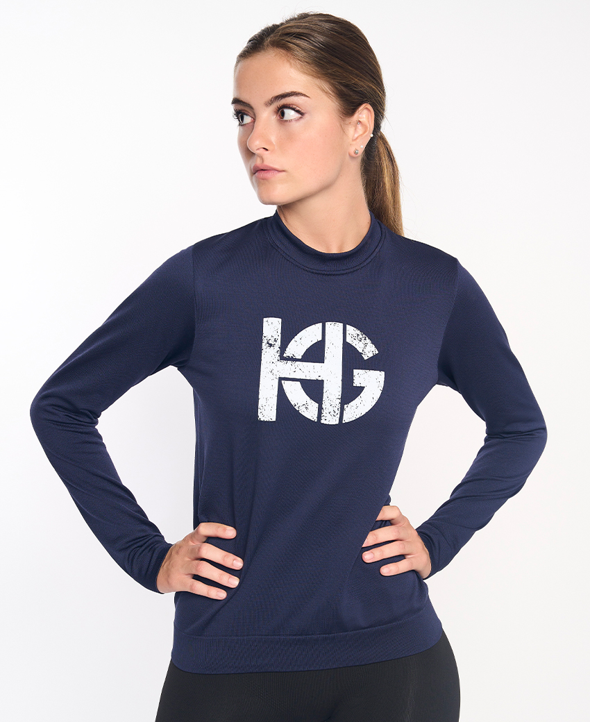 LOBBY · Sudadera seamless termorreguladora para invierno | Marino - Imagen 2