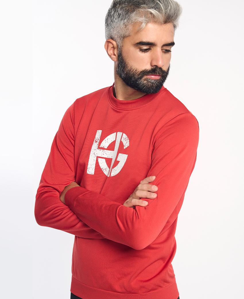 LOBBY · Sudadera seamless termorreguladora para invierno | Rojo - Imagen 4
